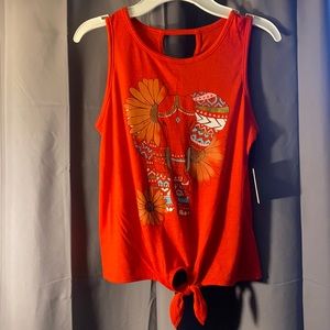 NWT Red Elephant Girls Tank Top